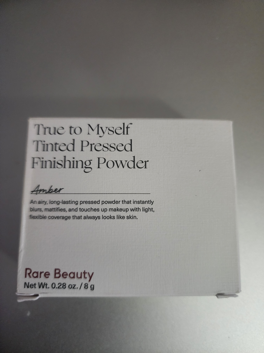 Rare Beauty True to Myself Tinted Pressed Finishing Powder - Amber